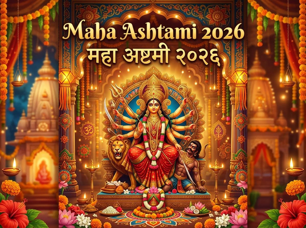 Maha Ashtami and Maha Navami 2026 — Durga Puja